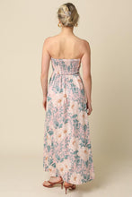 Load image into Gallery viewer, Meadow Strapless Floral Maxi Dress