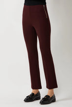 Load image into Gallery viewer, PRINCE CROPPED FLARE LEG PANT IN BURGUNDY