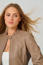 Load image into Gallery viewer, Lily RF Leather Jacket

