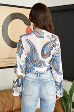 Load image into Gallery viewer, PAISLEY LONG SLEEVE TOP

