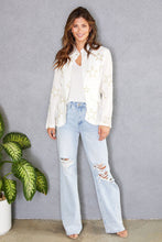 Load image into Gallery viewer, 30890-STARS LINEN GOLD STAR JACKET
