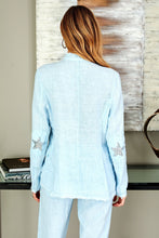 Load image into Gallery viewer, 516158-S23 SEQUIN STAR LINEN BLAZER
