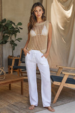 Load image into Gallery viewer, 72549 METALLIC CROCHET TANK
