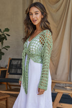 Load image into Gallery viewer, 72538 KNIT TIE FRONT TOP
