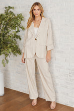 Load image into Gallery viewer, 60783 BEIGE STRIPED PANTS
