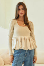Load image into Gallery viewer, DT207 Soft Champagne Knit Top
