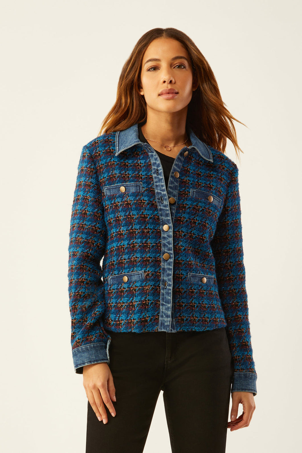 TWEED & DENIM JACKET