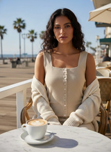 Load image into Gallery viewer, CREAM CARDIGAN
