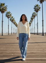 Load image into Gallery viewer, CREAM CARDIGAN
