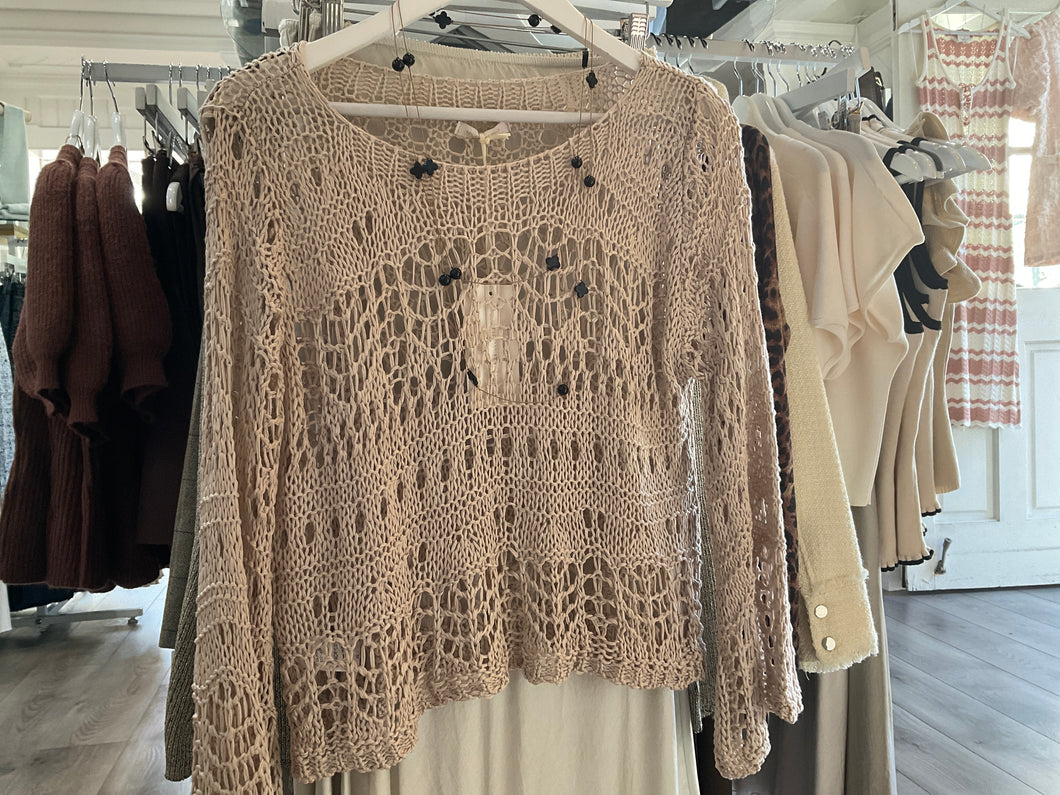 5003 Mocha SLEEVE CROCHET