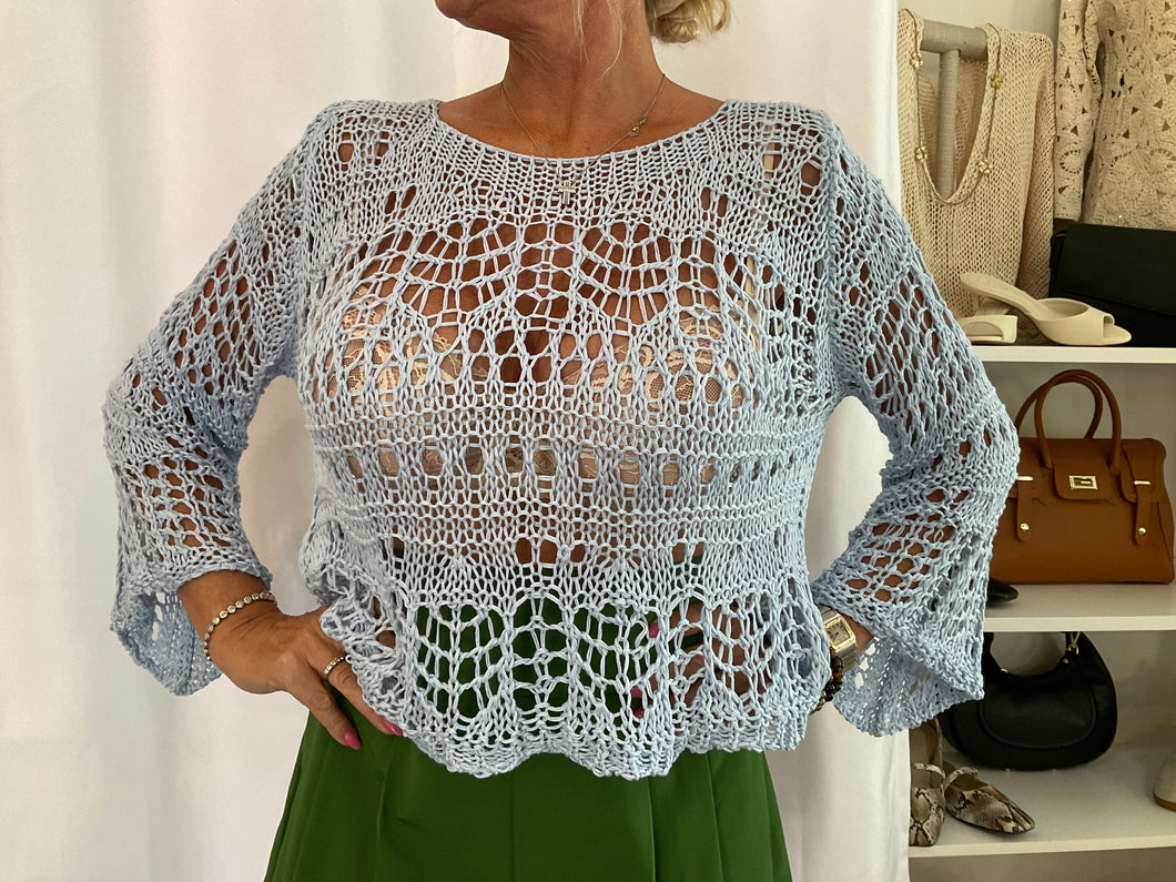 800822 Crochet SKY BLUE