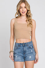 Load image into Gallery viewer, FW1292A RIBBED CROP TANK

