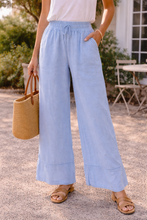 Load image into Gallery viewer, LINEN WIDE PANTS
