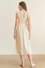 Load image into Gallery viewer, RUFFLE SLEEVE KNIT TOP WITH CONTRAST SKIRT DRESS
