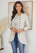 Load image into Gallery viewer, HI-LO LONG SGT. PEPPER JACKET BEIGE 518655-222-W25
