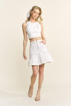Load image into Gallery viewer, Denim Halter Neckline Tie Back Top &amp; Skirt Set
