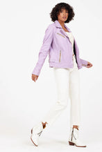 Load image into Gallery viewer, SOFIA 4 RF LEATHER JACKET

