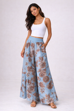 Load image into Gallery viewer, ROSEBLOOM WIDE LEG LINEN PANTS
