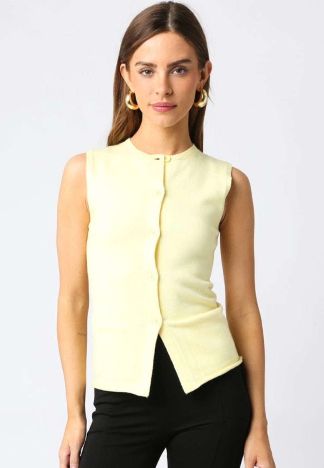 JOSEPHINE BUTTON TANK