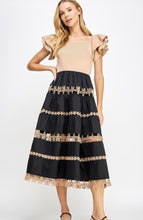Load image into Gallery viewer, 10223 MIXED MEDIA DRESS
