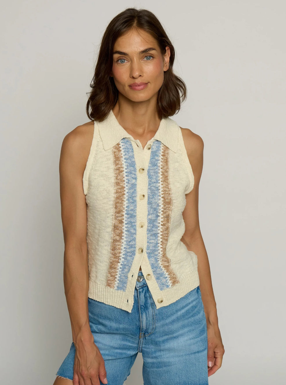 944S COLLARED SWEATER