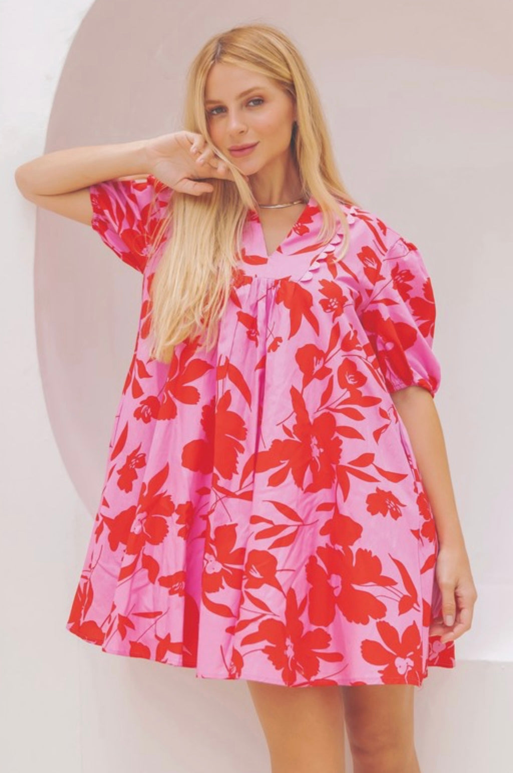 10443 FLORAL MINI DRESS