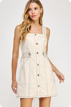 Load image into Gallery viewer, 436 TOP STITCH MINI DRESS
