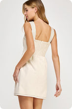 Load image into Gallery viewer, 436 TOP STITCH MINI DRESS
