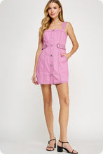 Load image into Gallery viewer, 436 TOP STITCH MINI DRESS
