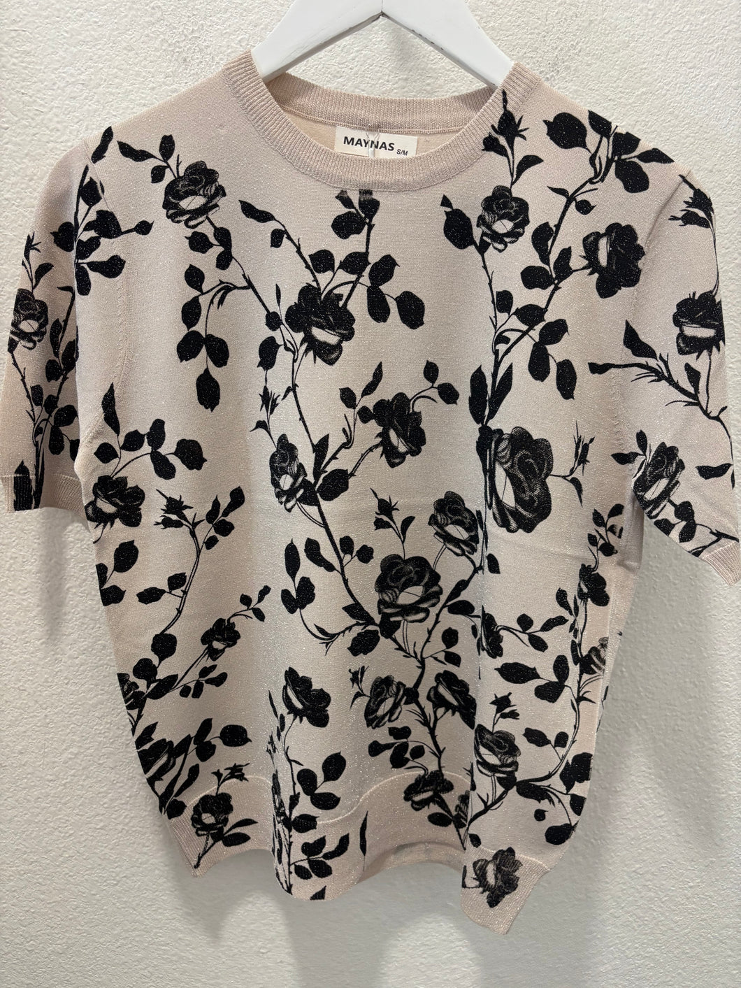 507 PAISLEY GLITTER TOP