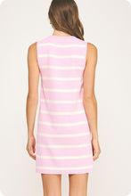 Load image into Gallery viewer, 4837 STRIPED KNIT MINI DRESS
