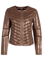 Load image into Gallery viewer, YULA RF LEATHER JACKET
