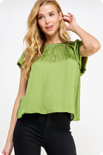 Load image into Gallery viewer, 50120 HEIDI SATIN TOP

