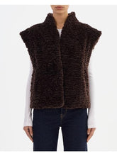 Load image into Gallery viewer, DUA DARK BRN FUR VEST
