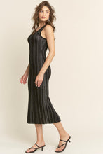 Load image into Gallery viewer, HMD0007 Scoop Neck Sparkle Threads Slip Dress
