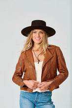 Load image into Gallery viewer, ATHENA LEATHER JACKET
