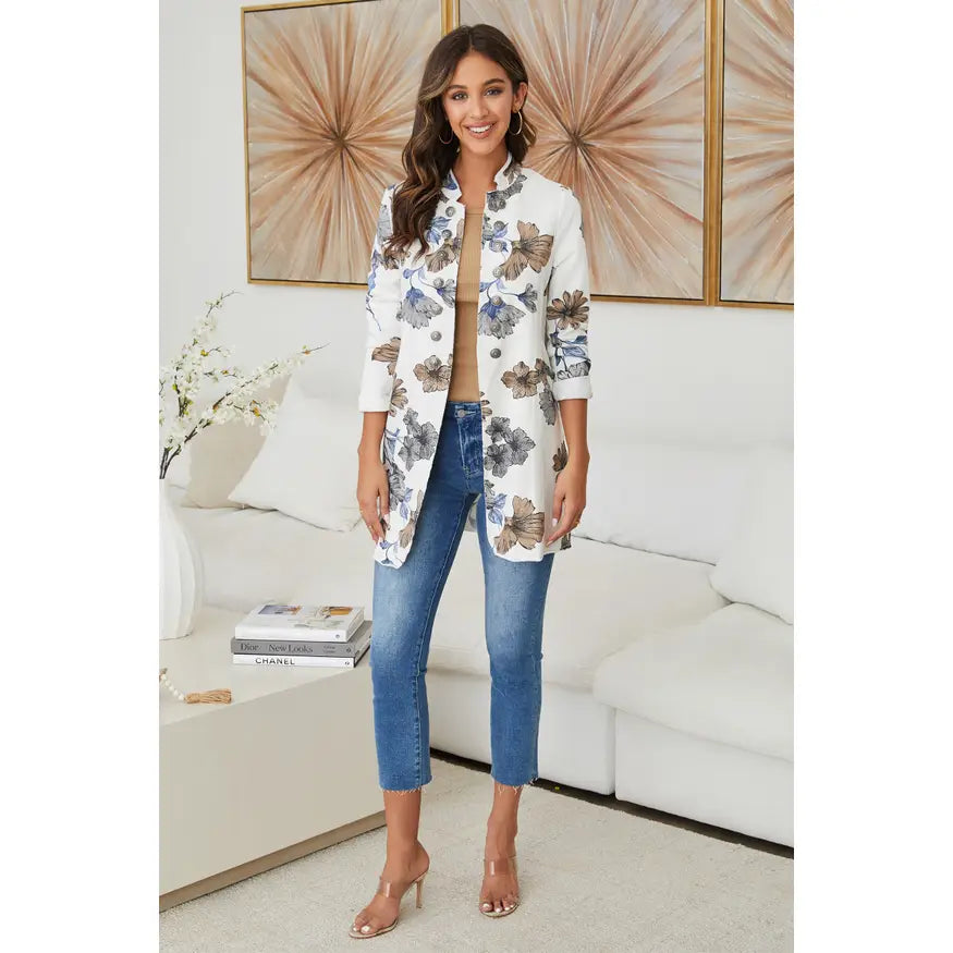 516181 FLORAL JACKET