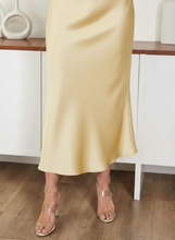 Load image into Gallery viewer, SILKY SLIP SKIRT
