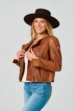 Load image into Gallery viewer, ATHENA LEATHER JACKET
