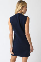Load image into Gallery viewer, 2600-142LDL Ariana Knit Button Dress Navy

