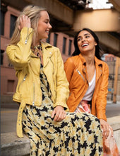 Load image into Gallery viewer, WILD 2 RF SUNRISE LEATHER JACKET
