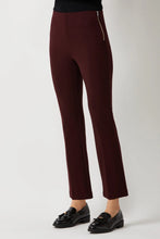 Load image into Gallery viewer, PRINCE CROPPED FLARE LEG PANT IN BURGUNDY
