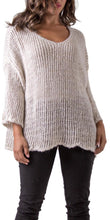 Load image into Gallery viewer, MA027-BG OVERSIZED KNIT SWEATER BEIGE
