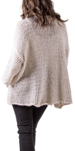Load image into Gallery viewer, MA027-BG OVERSIZED KNIT SWEATER BEIGE
