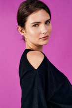 Load image into Gallery viewer, 9932D CUTOUT SHOULDER SWEATER

