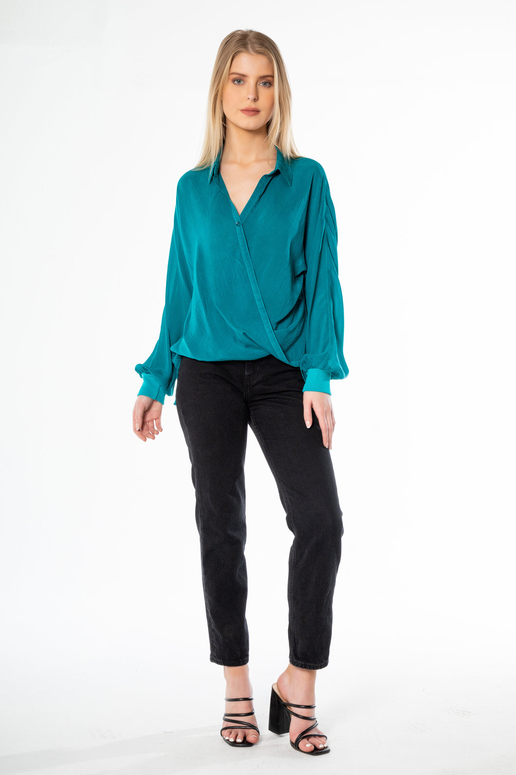 LONG SLEEVE RIB CUFFS TOP