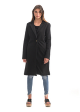 Load image into Gallery viewer, CL12347 TERRY COAT BLACK
