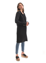 Load image into Gallery viewer, CL12347 TERRY COAT BLACK
