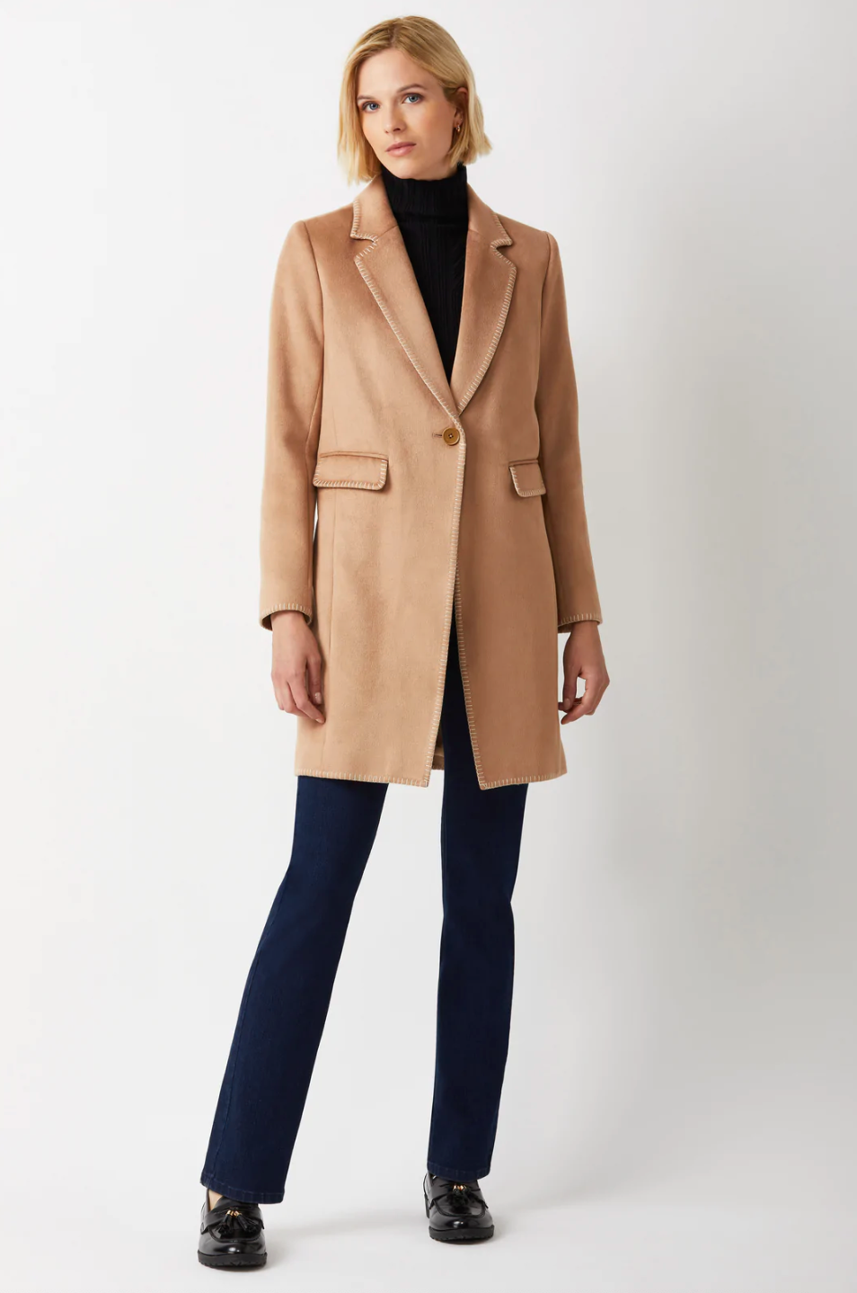 2756IJ BLANKET COAT CAMEL