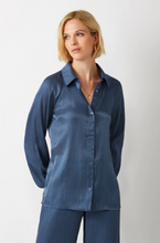 Load image into Gallery viewer, MOORE BUTTON-UP SHIRT STEEL
